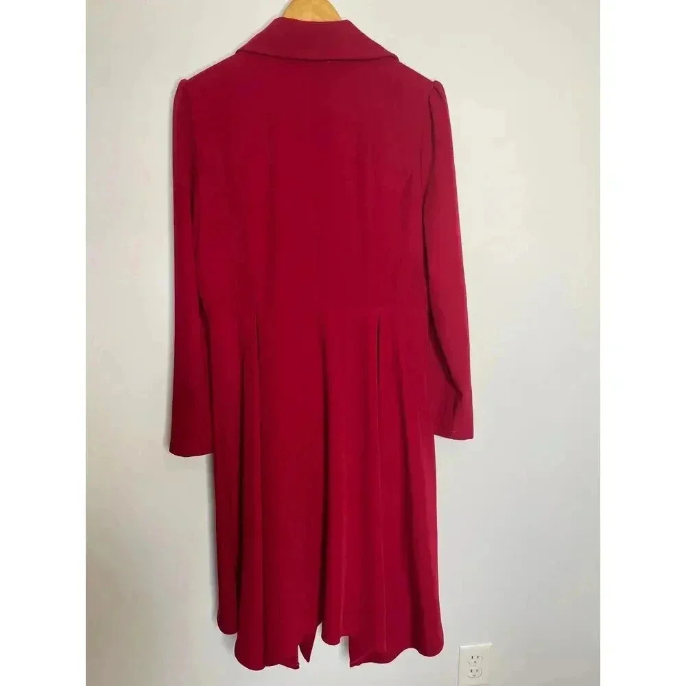 Scarlet Darkness Victorian Jacket Vintage Long Steampunk Gothic Coat size M - Picture 7 of 9